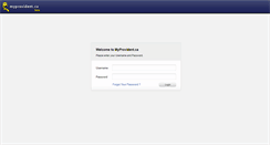 Desktop Screenshot of myprovident.ca