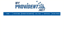 Tablet Screenshot of myprovident.net